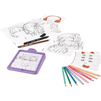 Maped Creativ LED-Leuchttisch AVATAR MANGA, lila