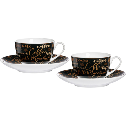 Ritzenhoff & Breker Cappuccino-Set AROMATICO, 4-teilig