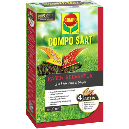 COMPO Rasen-Reparatur-Mix, 1,2 kg fr 50 qm