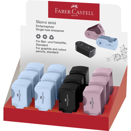 FABER-CASTELL Einfachspitzdose SLEEVE MINI, sortiert