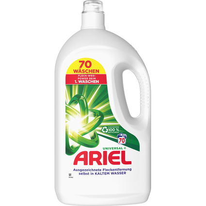 ARIEL Flssigwaschmittel Universal+, 3,5 Liter - 70 WL