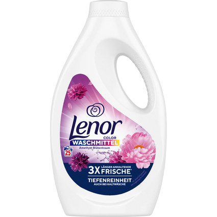 Lenor Flssigwaschmittel Amethyst Bltentraum, 1,25 L - 25WL