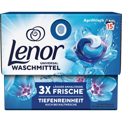 Lenor Waschmittel Pods Aprilfrisch, 15 WL