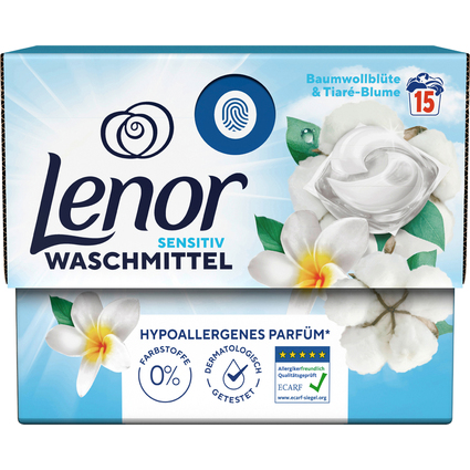 Lenor Waschmittel Pods Sensitiv, 15 WL