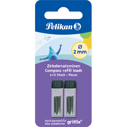 Pelikan Zirkel-Ersatzminen, auf Blisterkarte