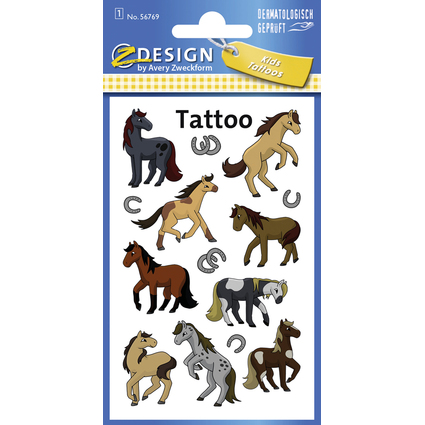 ZDesign KIDS Kinder-Tattoos "Pferde"