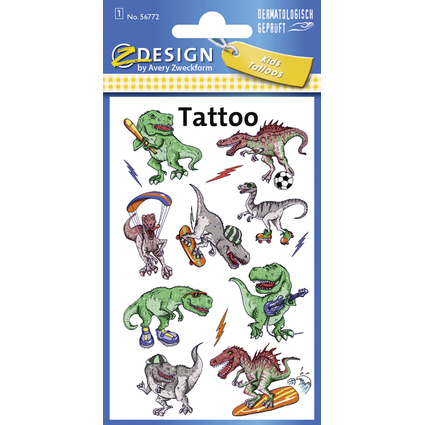 AVERY Zweckform ZDesign Kids Tattoos "Dino"