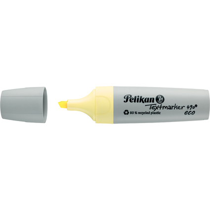 Pelikan Textmarker 490 eco, pastellgelb