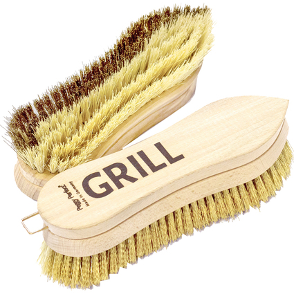 Peggy Perfect Drahtbrste "GRILL", Holz natur, spitz