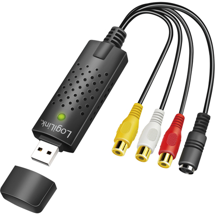 LogiLink USB 2.0 Audio und Video Grabber, schwarz