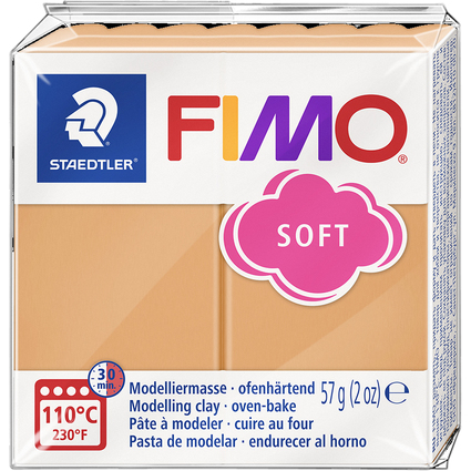 FIMO SOFT Modelliermasse, ofenhrtend, papaya sorbet, 57 g