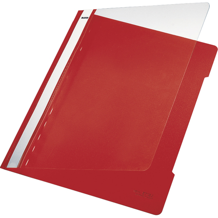 LEITZ Schnellhefter Standard, DIN A4, PP, rot