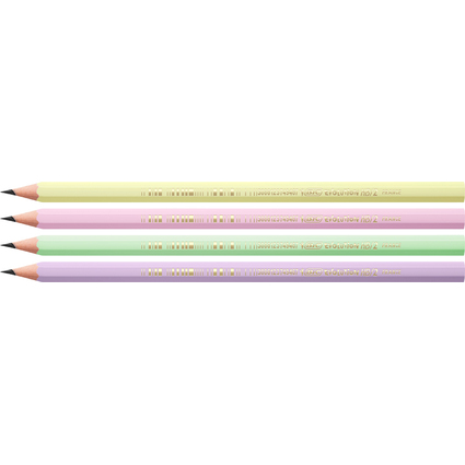 BIC Bleistift Evolution PASTEL, Hrtegrad: HB, sortiert