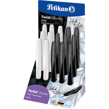 Pelikan Twist Fllhalter Structure, Thekendisplay