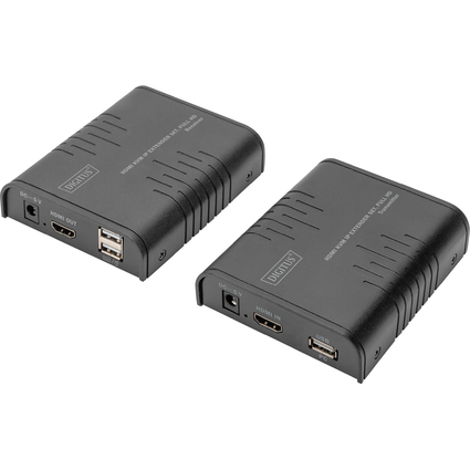 DIGITUS HDMI KVM IP Extender Set, Full HD, 120 m