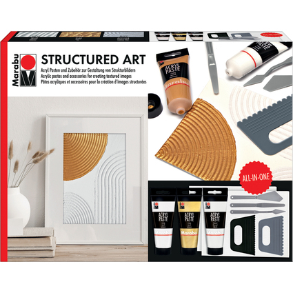 Marabu Acrylpasten-Set STRUCTURED ART