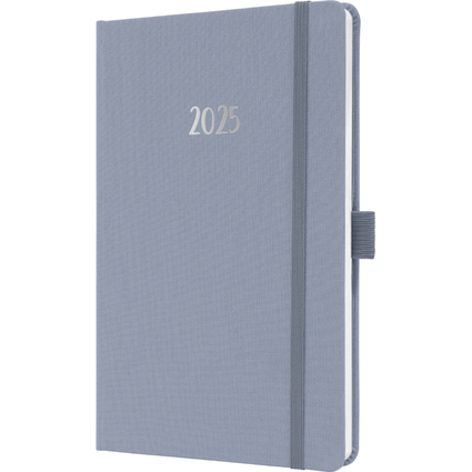 sigel Buchkalender Jolie Feel 2025, Textil, A5, lila