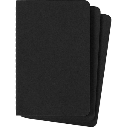 MOLESKINE Notizheft Cahier, P/A6, blanko, Karton, schwarz