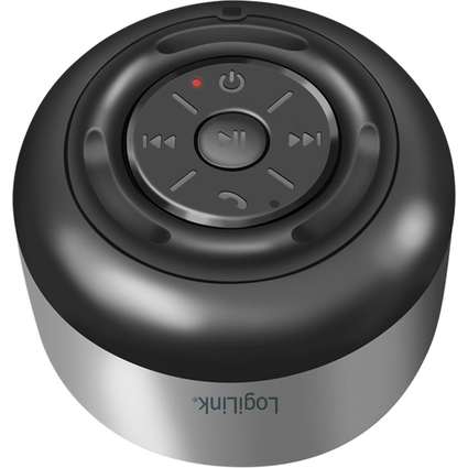 LogiLink Bluetooth Lautsprecher V5.1, TWS,dunkelgrau/schwarz