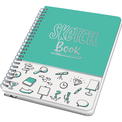 sigel Spiral-Notizbuch Jolie "SKETCH Book", DIN A5, mint