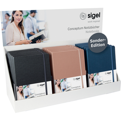 sigel Notizbuch Conceptum Metallic, DIN A5, Display