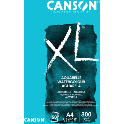 CANSON Skizzen- und Studienblock XL Aquarelle, DIN A4