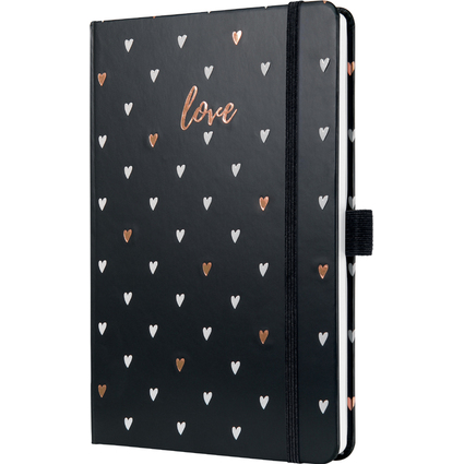 sigel Buchkalender Jolie Beauty 2025 "Dark Love", A5