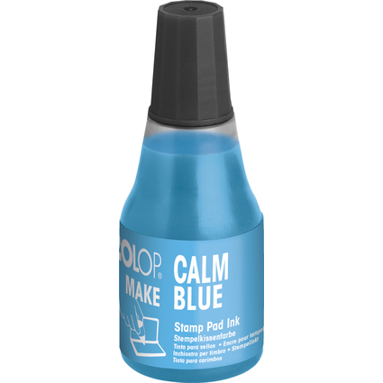 COLOP Stempelfarbe MAKE, 25 ml, calm blue