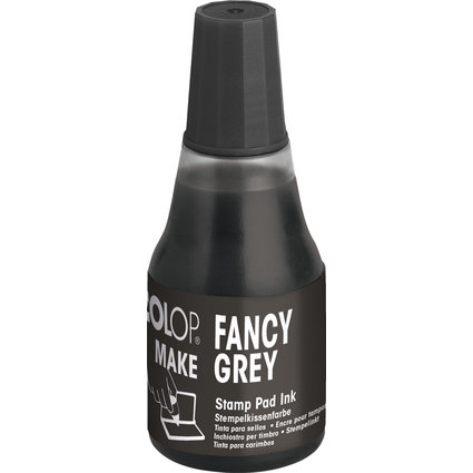 COLOP Stempelfarbe MAKE, 25 ml, fancy grey