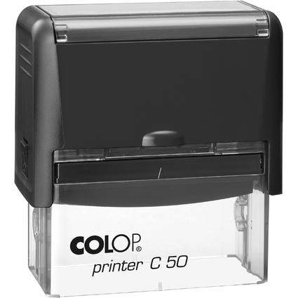 COLOP Textstempel Printer C50, 7-zeilig, schwarz