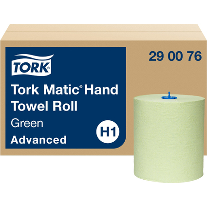 TORK Matic Handtuchrolle, 2-lagig, grn, 150 m