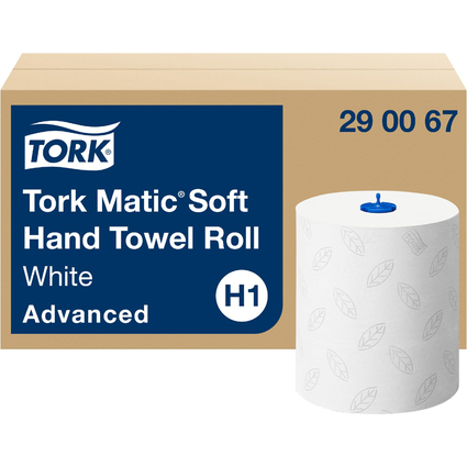 TORK Matic Handtuchrolle, 2-lagig, wei/grau, 150 m