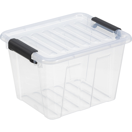 plast team Aufbewahrungsbox HOME BOX, 3,0 Liter, transparent