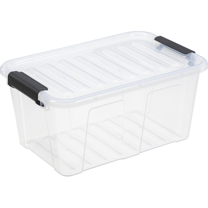 plast team Aufbewahrungsbox HOME BOX, 8,0 Liter, transparent