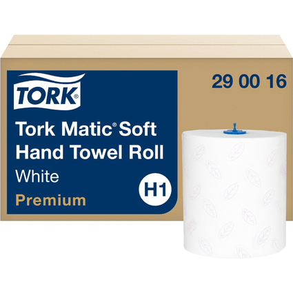 TORK Matic Handtuchrolle, 2-lagig, wei, 100 m