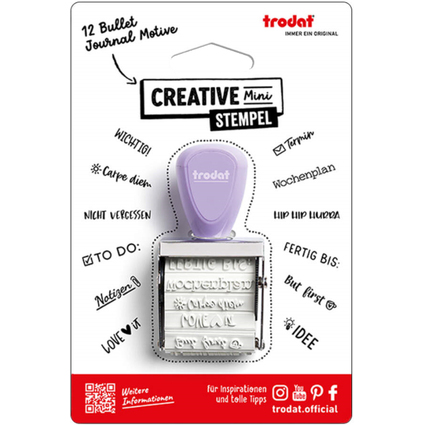 trodat Kreativstempel Creative Mini "Beste Wnsche"