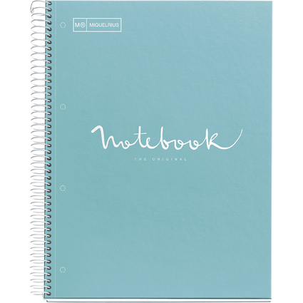 MIQUELRIUS Collegeblock "Notebook EMOTIONS", DIN A4,hellblau