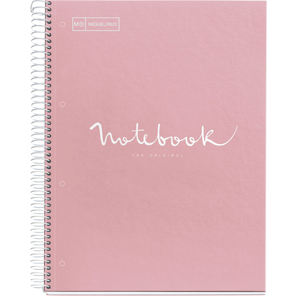 MIQUELRIUS Collegeblock "Notebook EMOTIONS", DIN A4, rosa