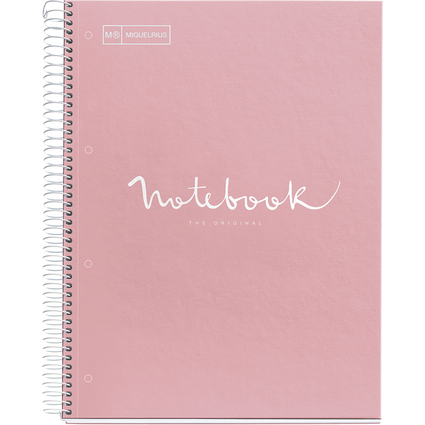 MIQUELRIUS Collegeblock "Notebook EMOTIONS", DIN A4, rosa