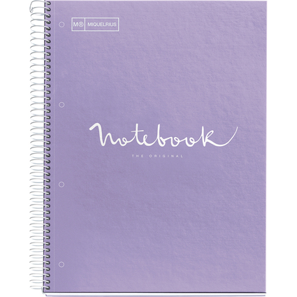 MIQUELRIUS Collegeblock "Notebook EMOTIONS", DIN A4, lila