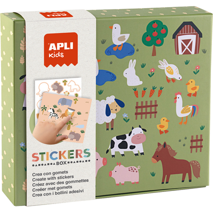 APLI kids Stickerspiel "Tiere und ihre Lebensrume"