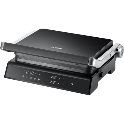 SEVERIN Kontaktgrill SEVINI Comfort KG 2399, Glas / schwarz