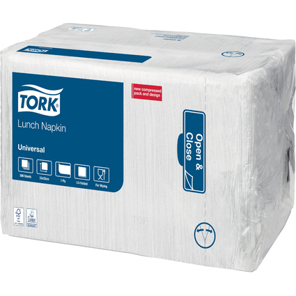 TORK Lunch-Servietten, 325 x 325 mm, 1-lagig, wei