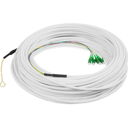 DIGITUS FTTH Drop Kabel, Singlemode, 4 Fasern, 4 LC/APC, 30m