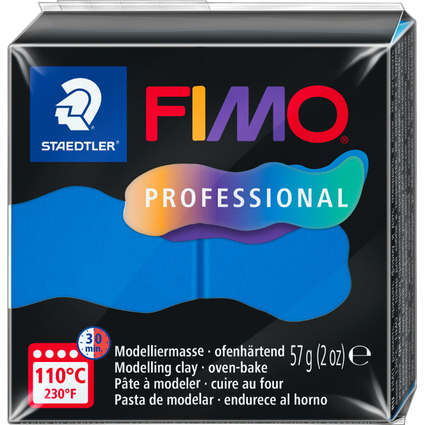 FIMO PROFESSIONAL Modelliermasse, ofenhrtend, 57 g, blau