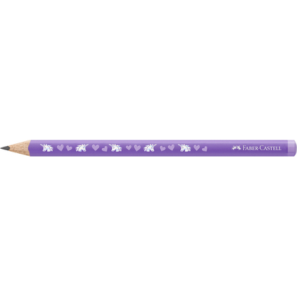 FABER-CASTELL Bleistift Einhorn Jumbo, HB, violett