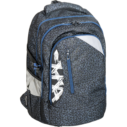 EBERHARD FABER Schulrucksack X-Style pro, mash dark blue