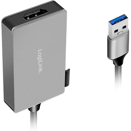 LogiLink USB 3.0 - HDMI Video Adapter, grau