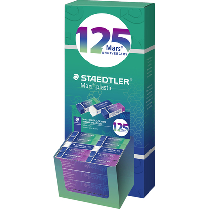 STAEDTLER Kunststoff-Radierer Mars plastic, 80er Display