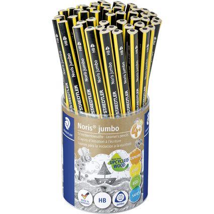 STAEDTLER Bleistift Noris jumbo, Hrtegrad: HB, 48er Kcher